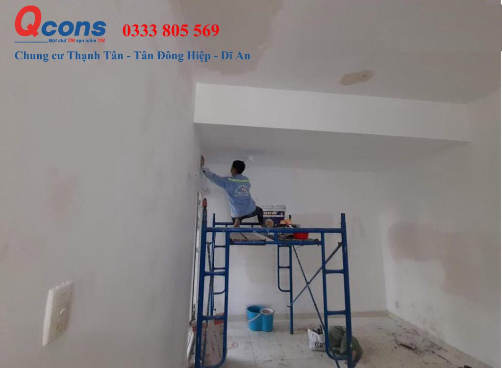 Công tác sơn nước Căn hộ Chị Hạnh – Chung cư Thạnh Tân – Dĩ An – Bình Dương Công tác sơn nước Căn hộ Chị Hạnh – Chung cư Thạnh Tân – Dĩ An – Bình Dương