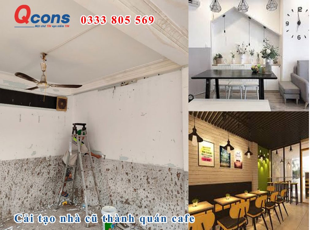 Thay đổi công năng nhà ở thành quán cafe Thay đổi công năng nhà ở thành quán cafe
