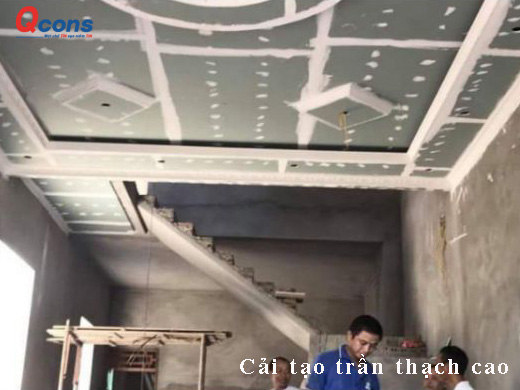 Lắp đặt trần thạch cao mới