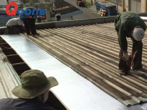 Xử lý chống dột mái tôn xưởng