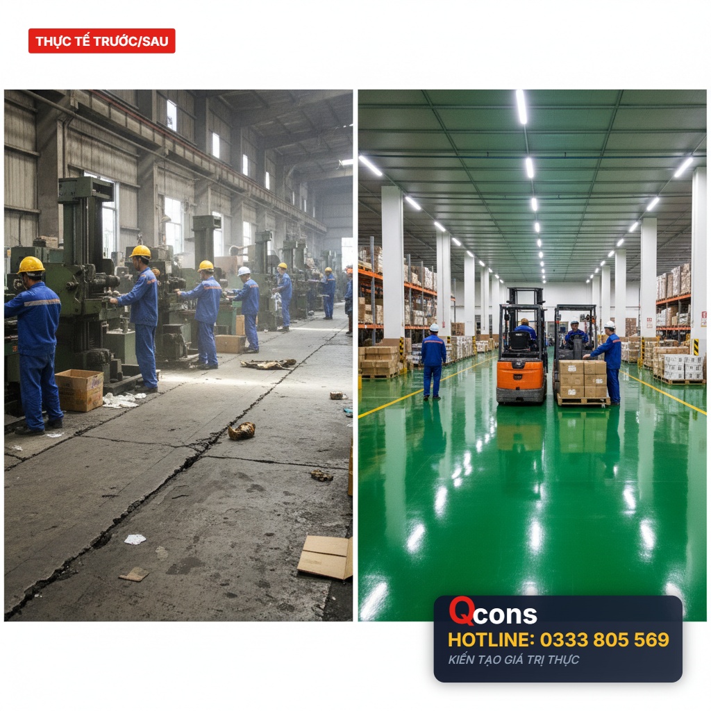 Cải tạo nền nhà xưởng