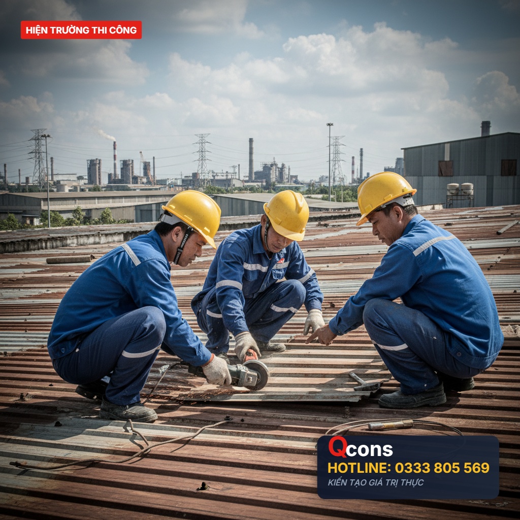 Dịch vụ sửa chữa bảo trì nhà kho, nhà xưởng