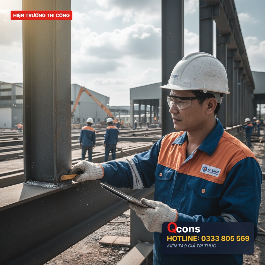 Hàn kết cấu thép nhà xưởng
