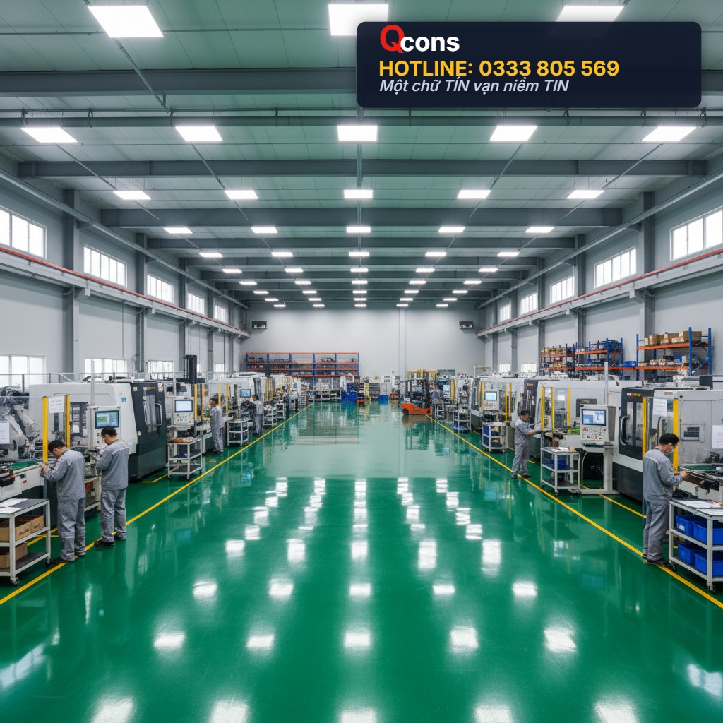 Sơn epoxy nền nhà xưởng