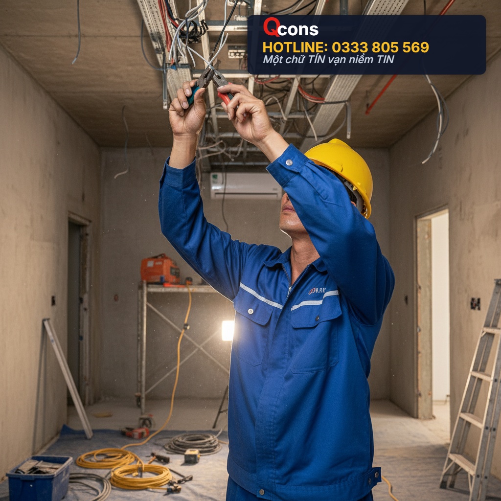 Thi công hệ thống điện