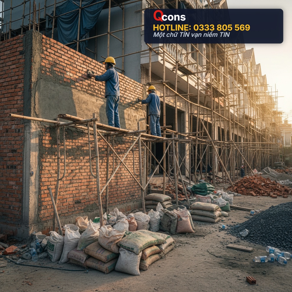 Thi công sừa chữa mặt tiền nhà