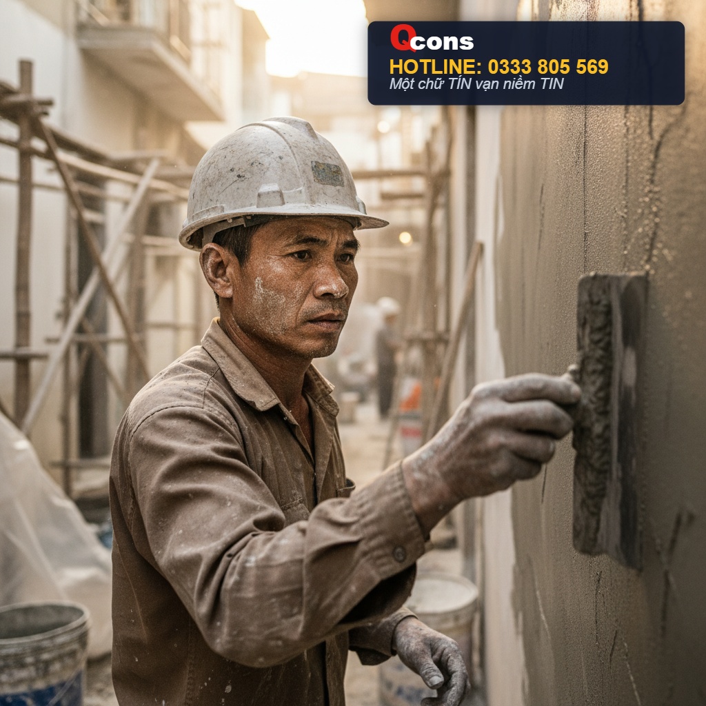 Công tác tô trát tường