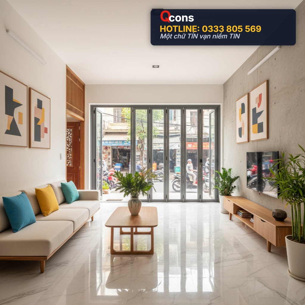 Nhà hoàn thiện sau quá trình sửa chữa