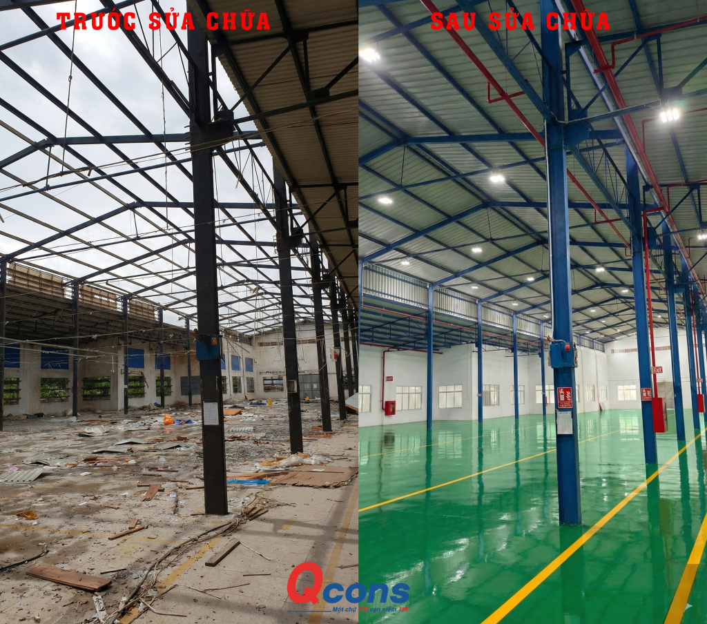 Nâng cấp xưởng cũ thành xưởng cho thuê