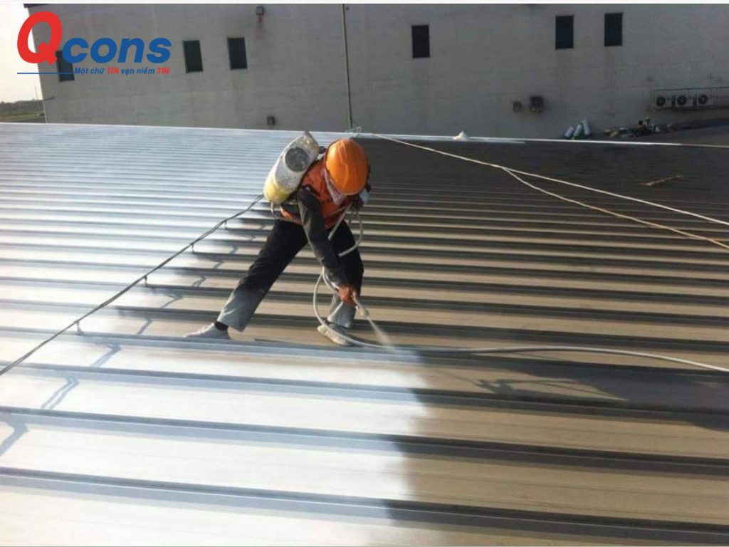 Sơn lại mái tôn bị rỉ sét