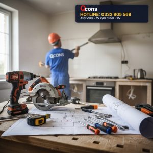 Sơn lại tường nhà