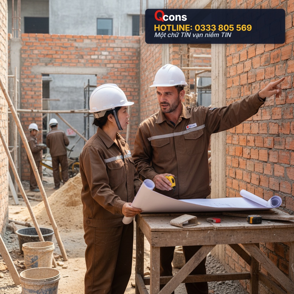 Công tác thi công sửa nhà