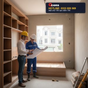 Triển khai thi công nội thất