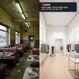 Kết quả nhà trước và sau sửa chữa