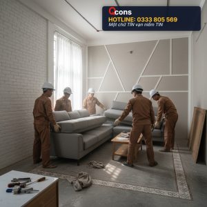 Thi công sửa chữa nhà phố