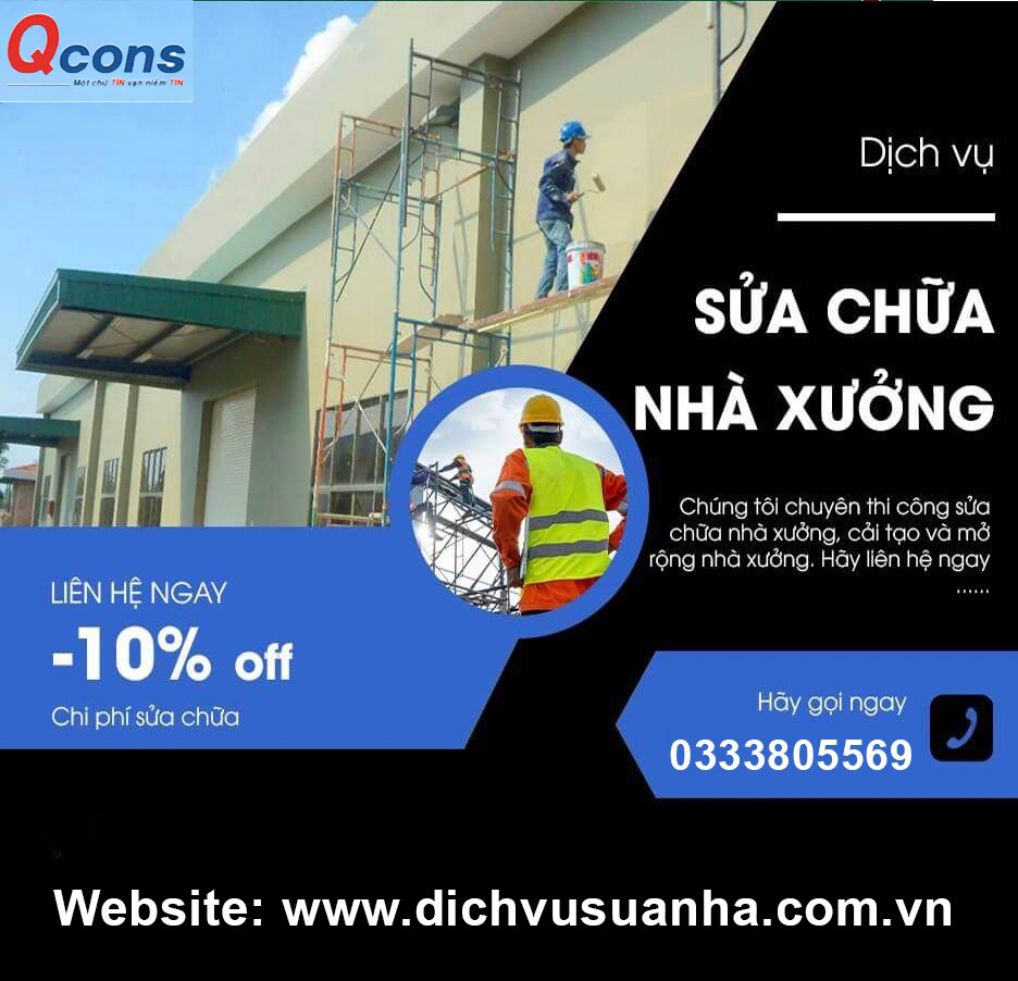 dịch vụ sửa chữa, nâng cấp, bảo trì kho xưởng